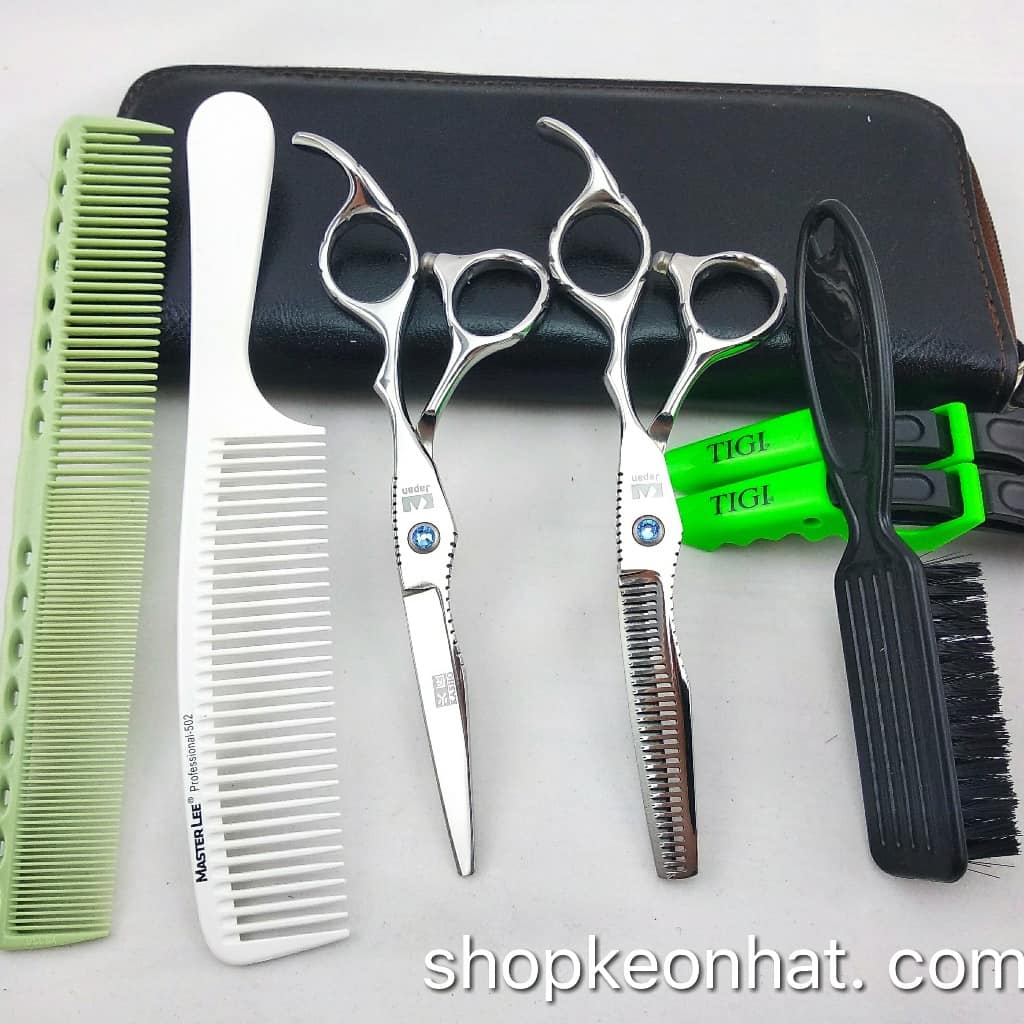 Kéo cắt tóc giá rẻ kasho quai vênh
