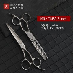 Bô kéo cắt tóc TiTan TM60 VG10 Steel