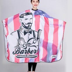 Áo choàng cắt tóc Barber cờ mỹ