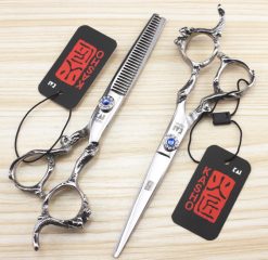 Kéo cắt tóc chui rồng trắng cao cấp KR-02