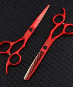 Bộ kéo cắt tóc SUPREME đỏ SUP550