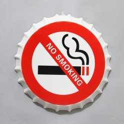 Nắp bia trang trí NO SMOKING