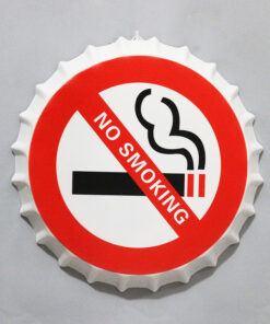 Nắp bia trang trí NO SMOKING